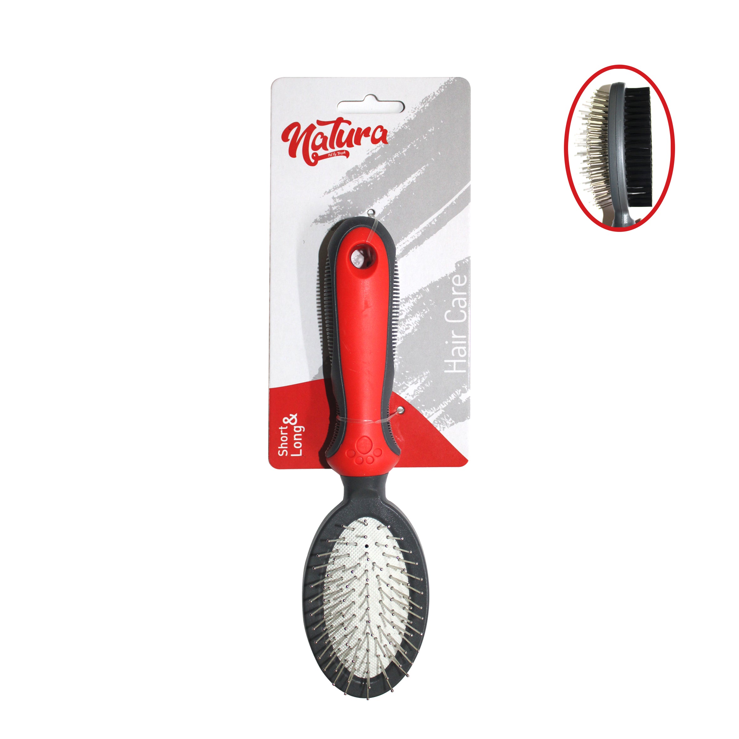 Natura Double Side Oval Brush Small