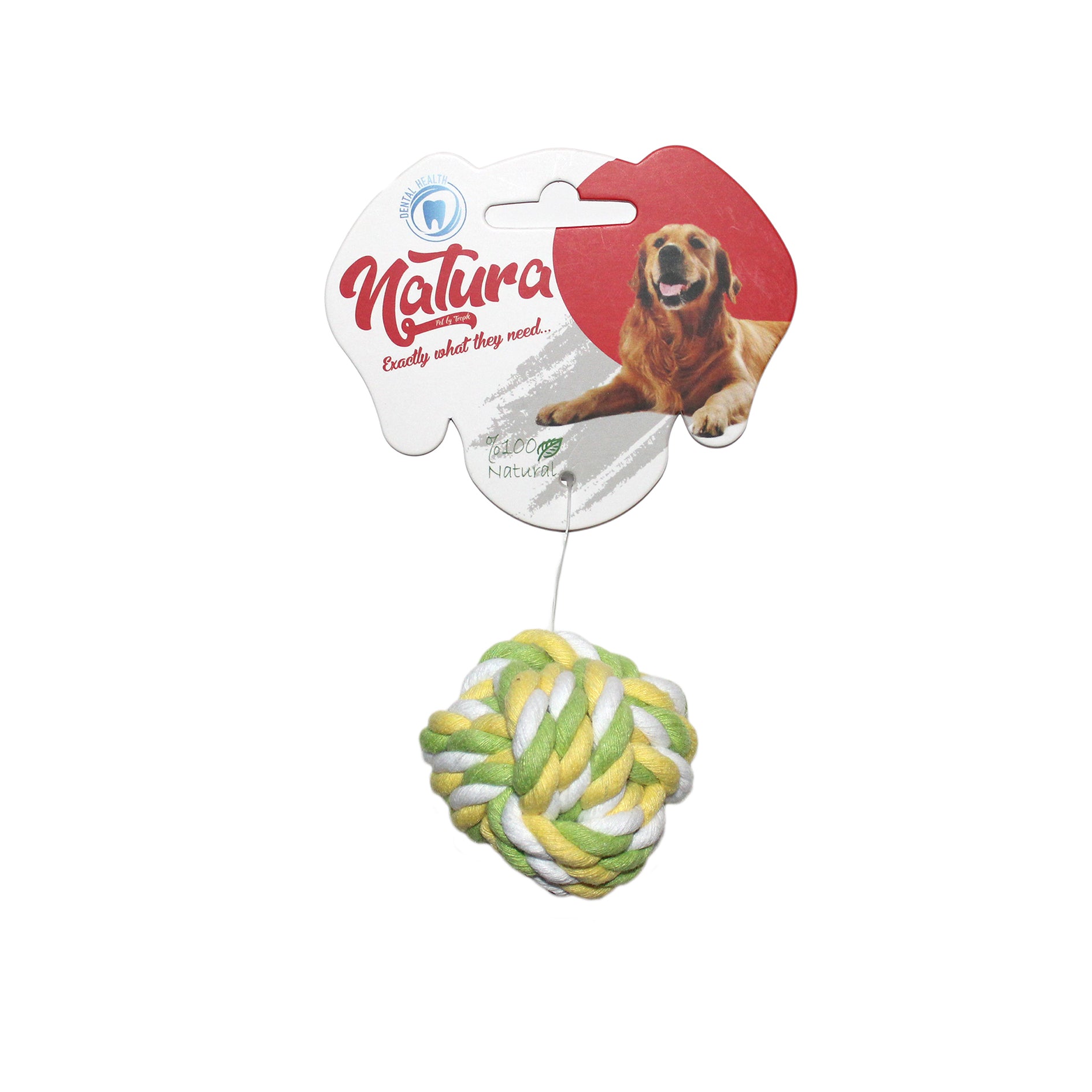 Natura Rope Ball Dog Toy