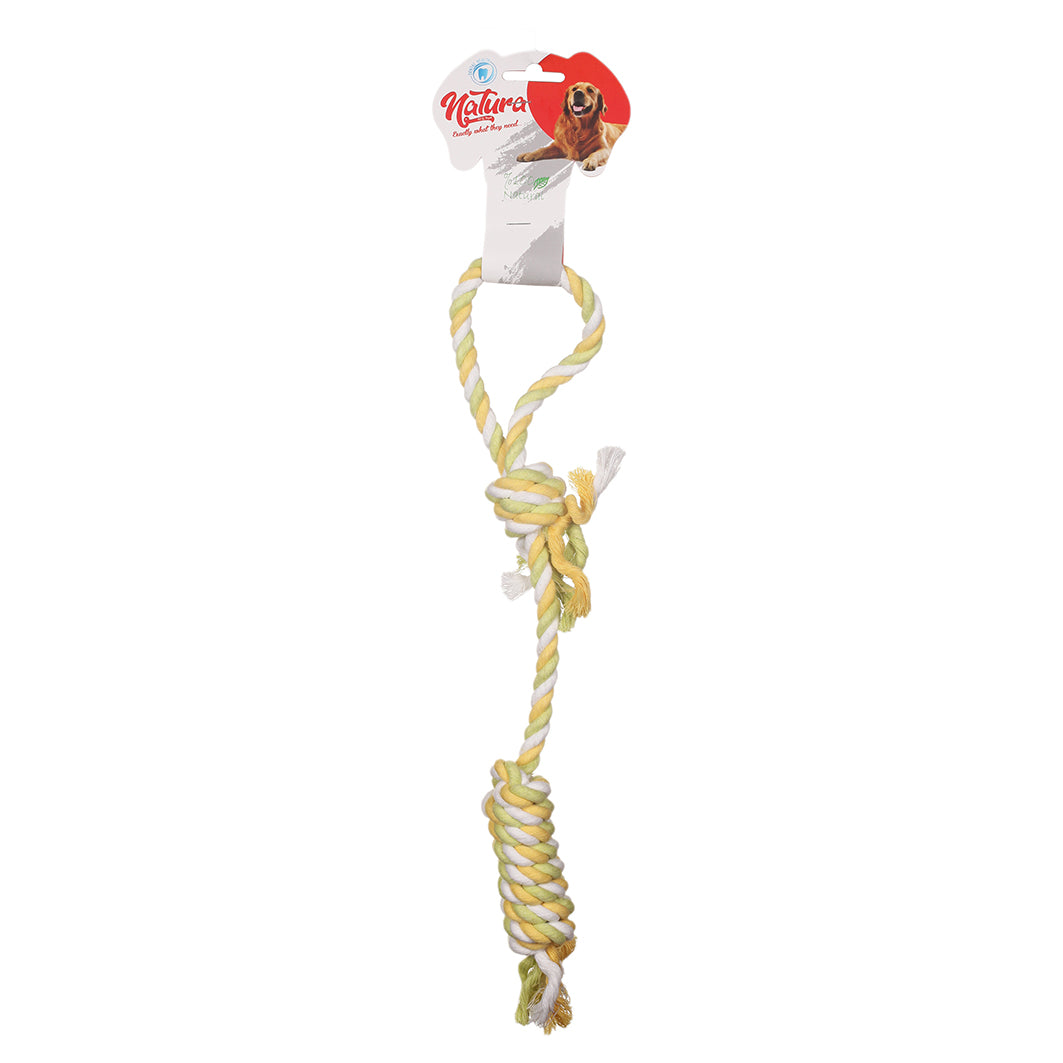 Double Knot With Handle Dog Rope Toy