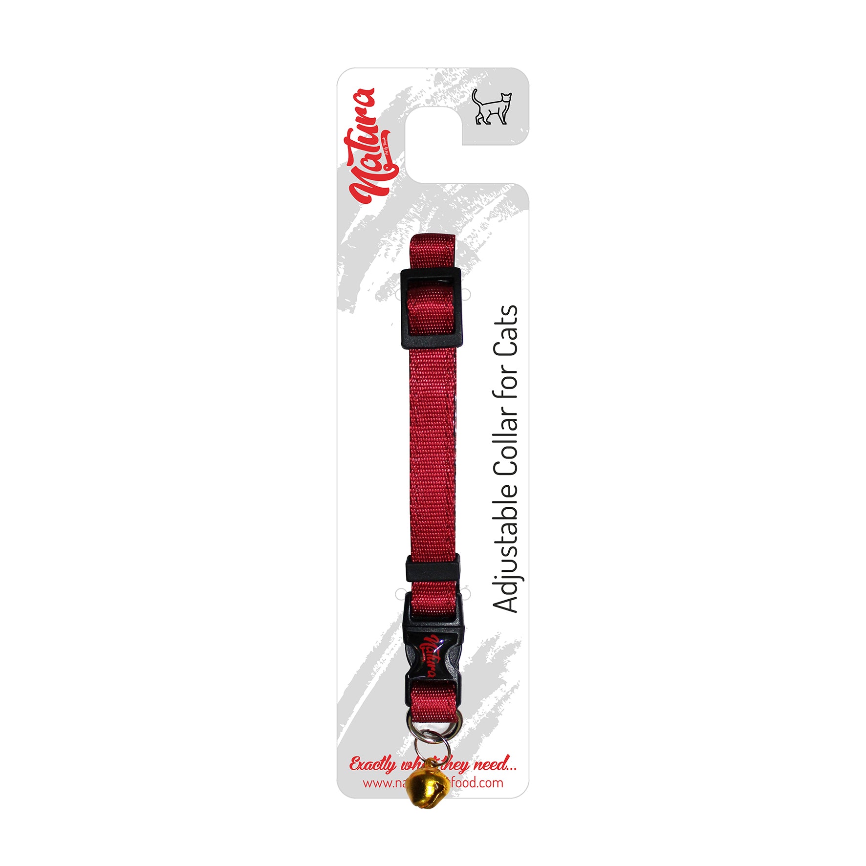 Natura Adult Cat Collar – Red