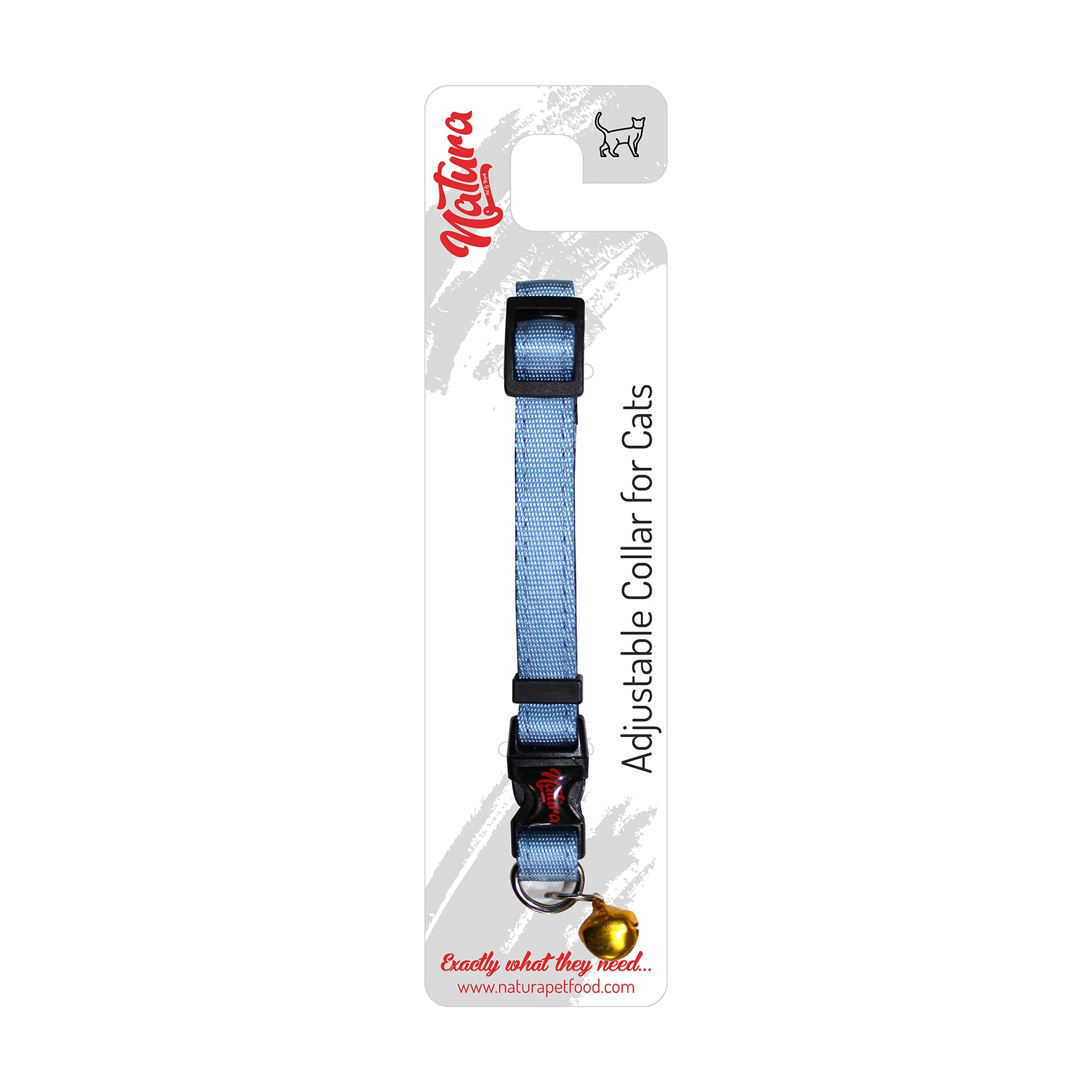 Natura Adult Cat Collar – Blue